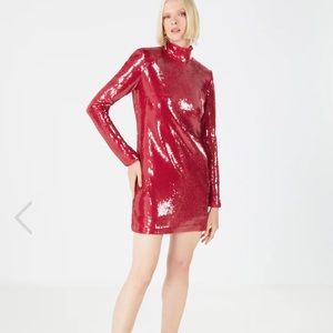 Stunning red sequin mini dress ❤️